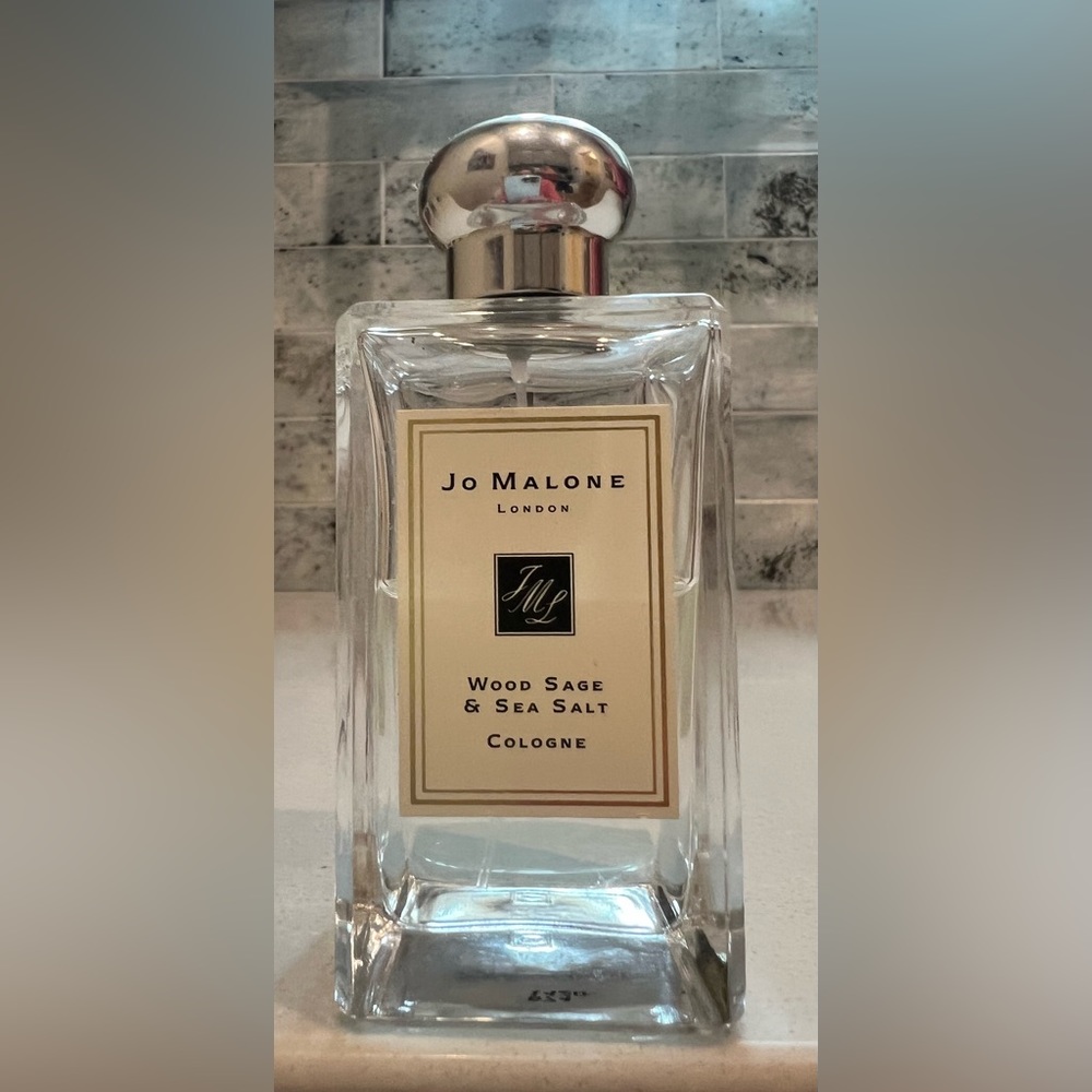 Jo Malone Wood Sage & Sea Salt Cologne 100ml about 60% left of 3.4oz dispenser.